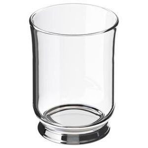 BNIB IKEA glass bathroom cup/holder